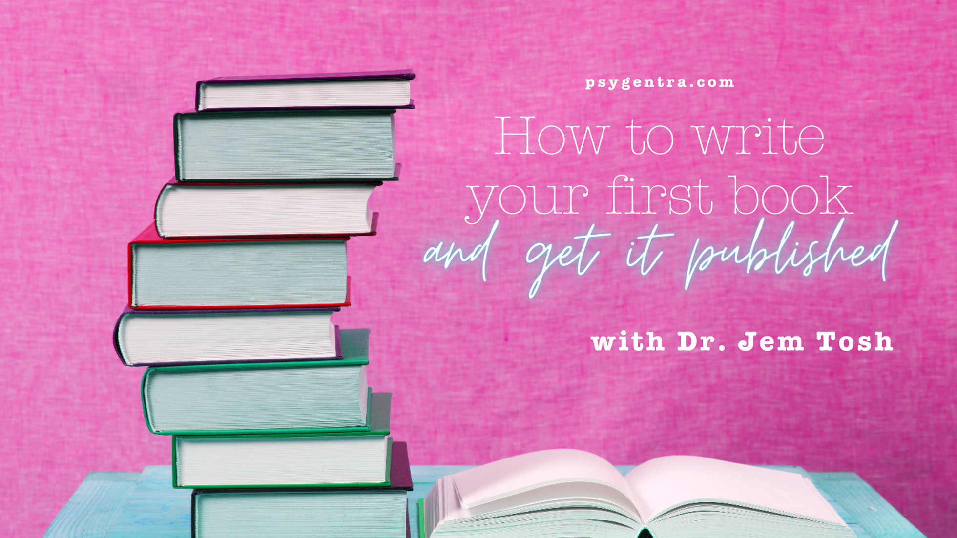 How to Write Your First Book (Inst.)